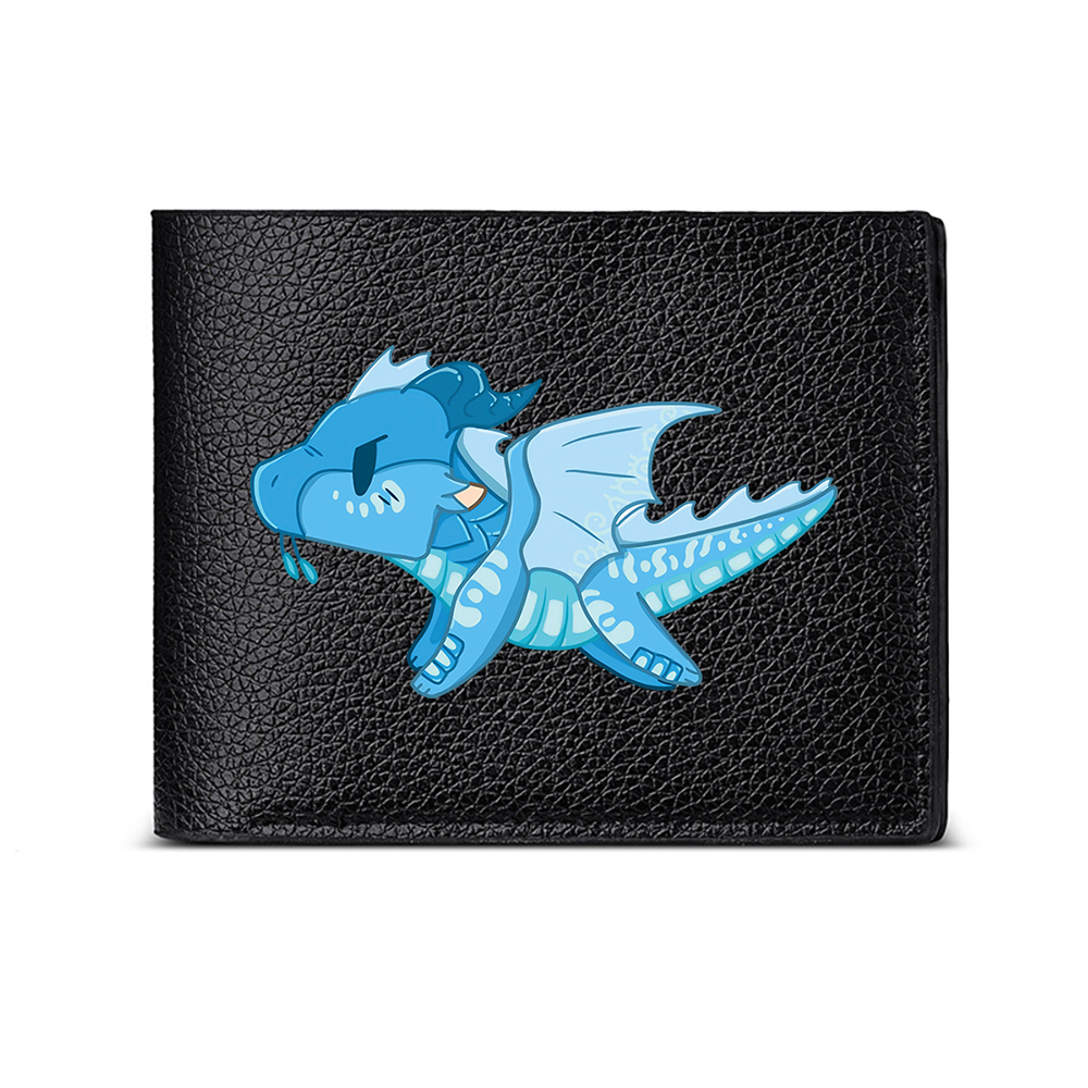 Men Accessories Photos - Mavi Ejderha Tasarımlı Erkek Cüzdan Kartlık