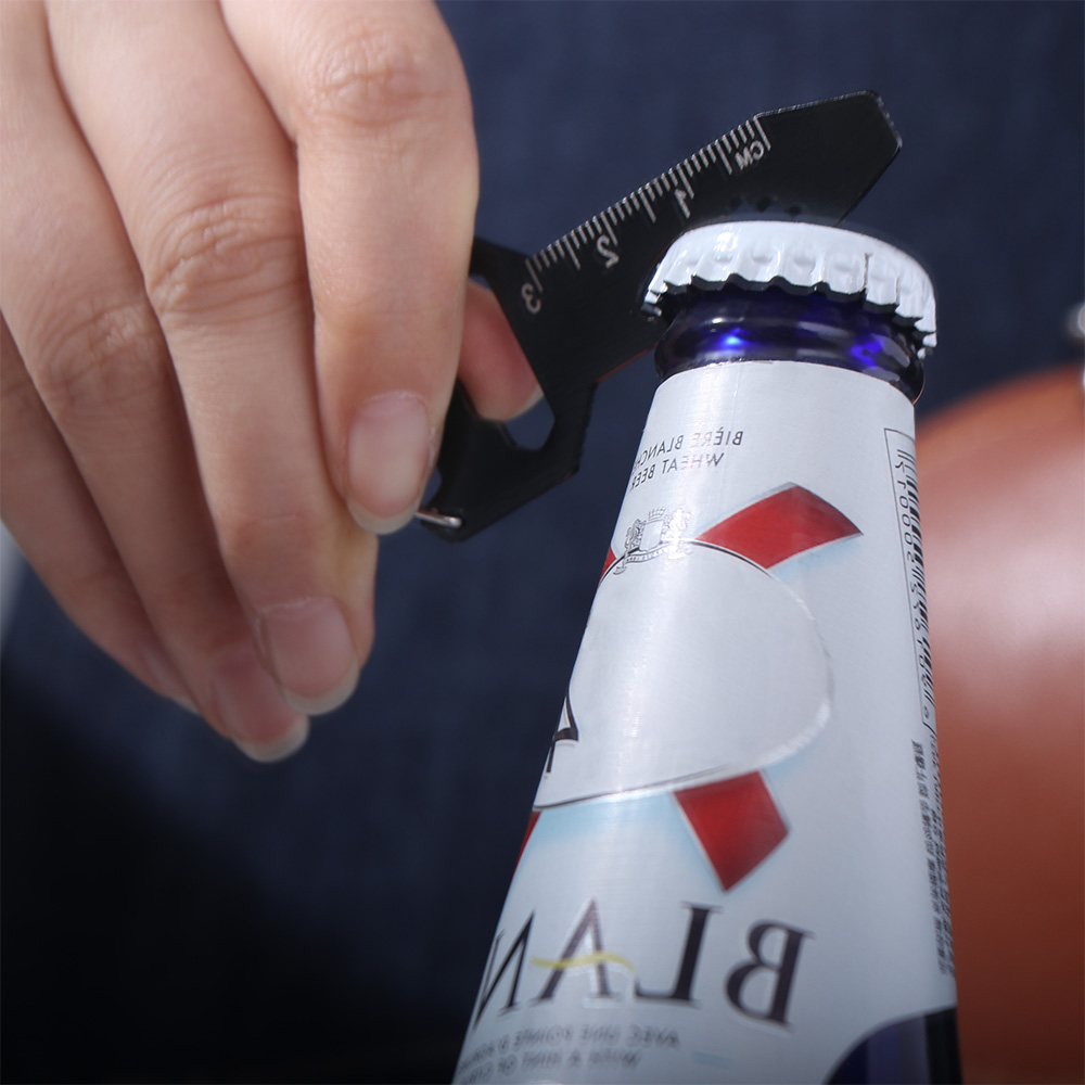 Keychain Multi Tool - 6'sı 1 arada Çok Amaçlı Mini