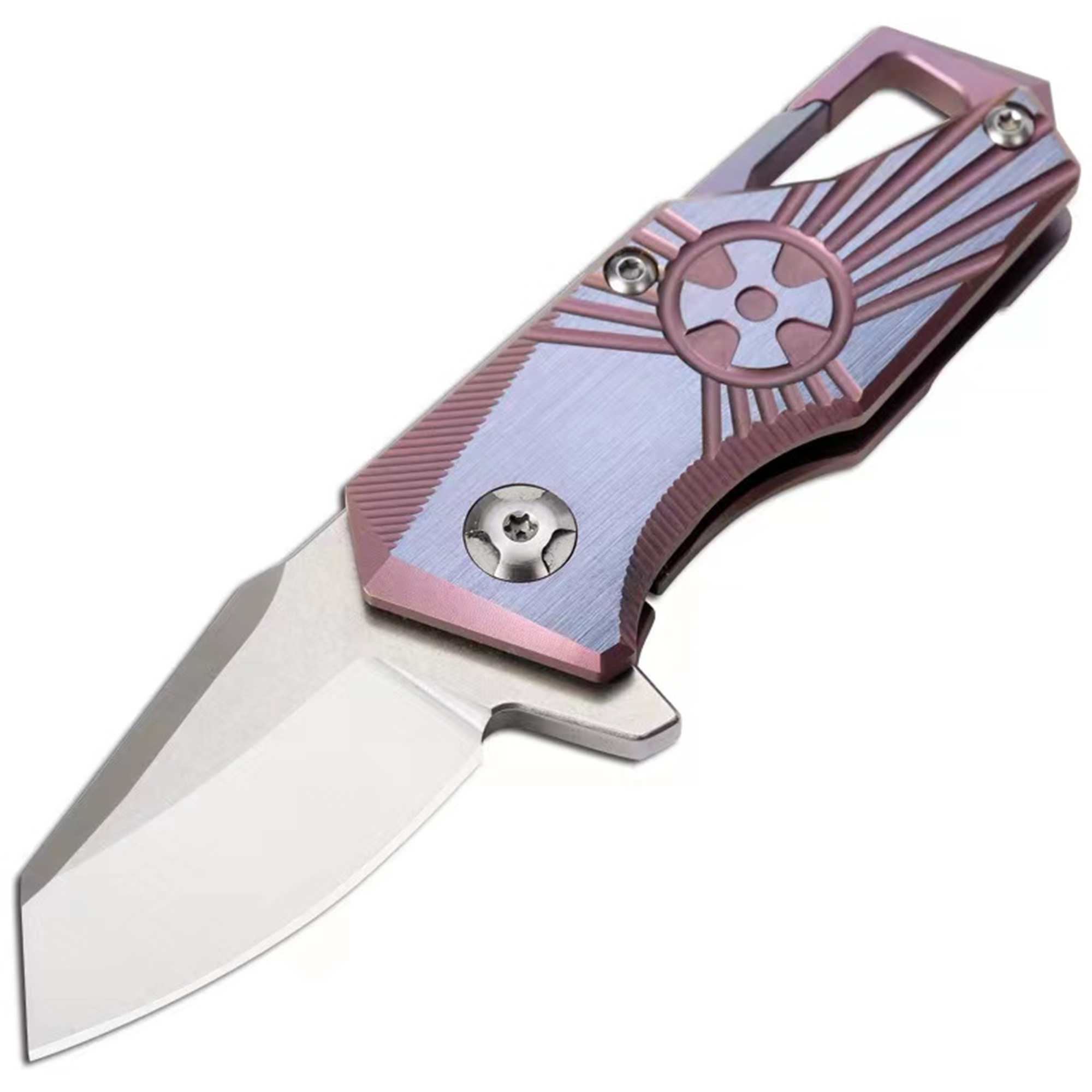 Keychain Multi Tool - Titanyum alaşımlı Mini bıçak M390 cep