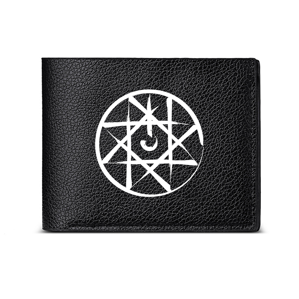 Men Accessories Photos - Mystic Sembol Tasarımlı Erkek Cüzdanı, Kartlık,