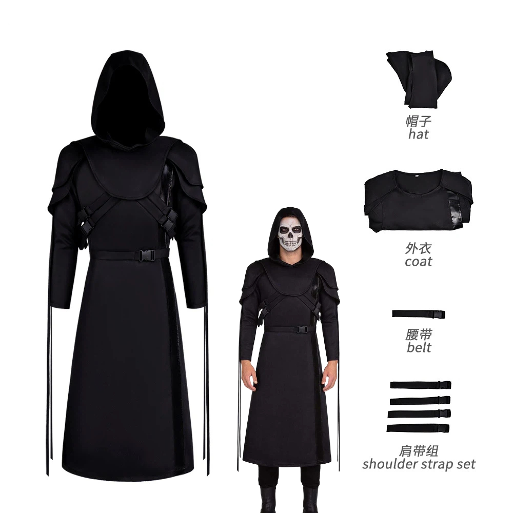 Medieval Men'S Accessories - Cadılar Bayramı Erkek Karanlık Savaşçı Cosplay