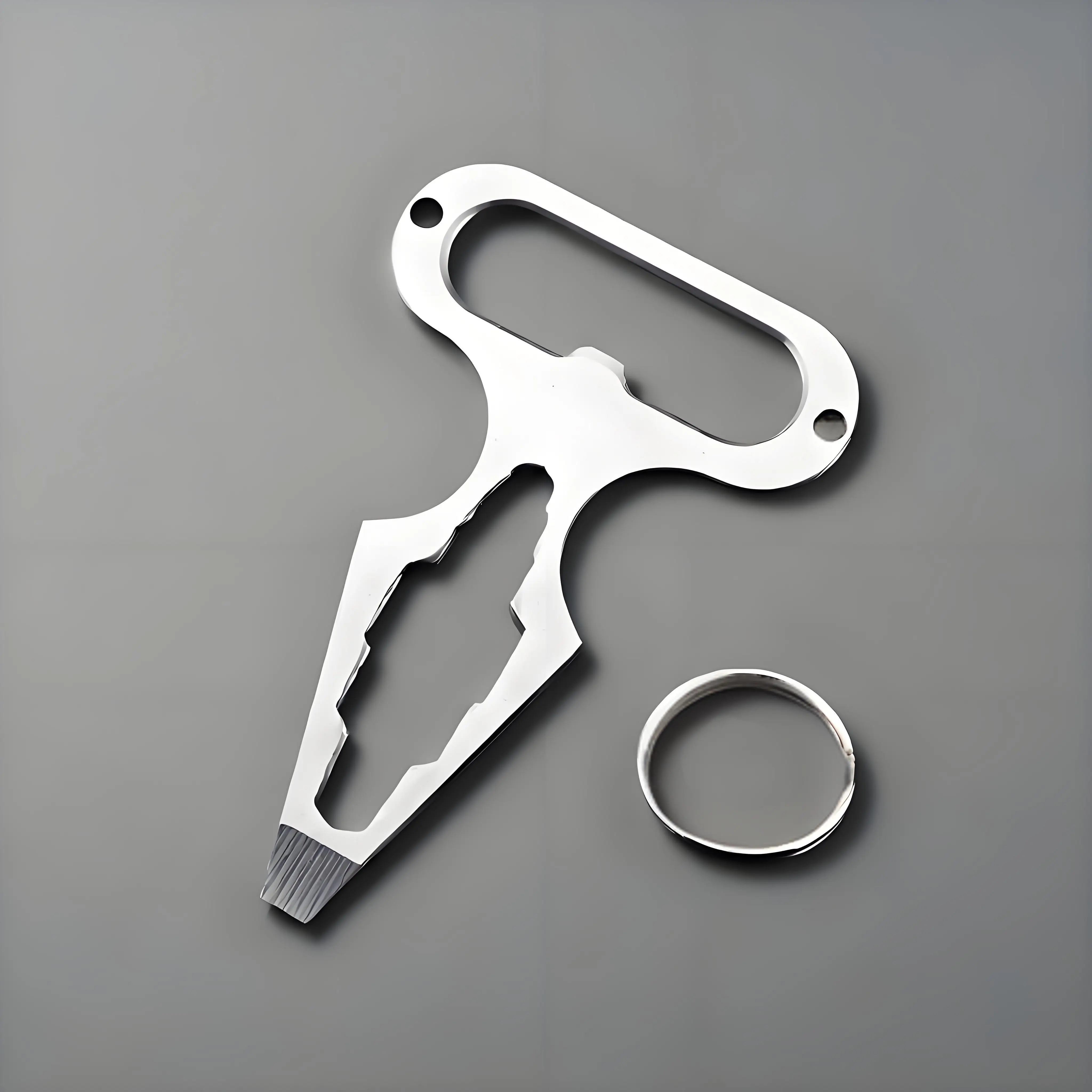 Keychain Multi Tool - 2026 Dış Mekan EDC Hayatta Kalma