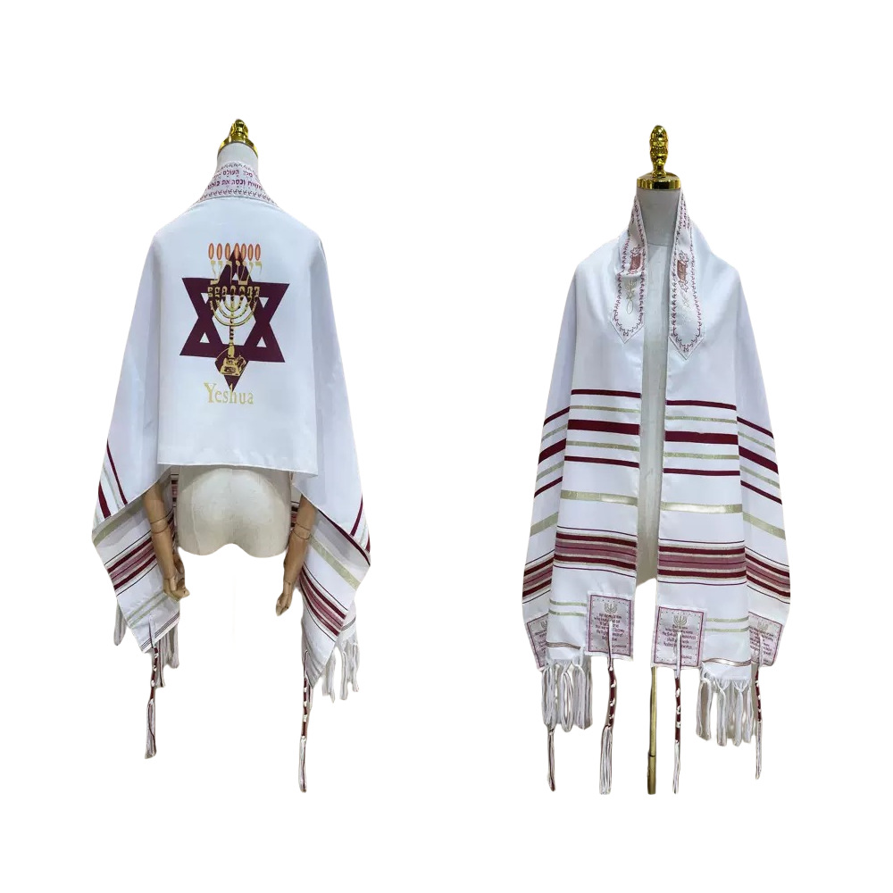 Medieval Men'S Accessories - Yeni Yahudi Tallit Namaz Şalı Kadınlar