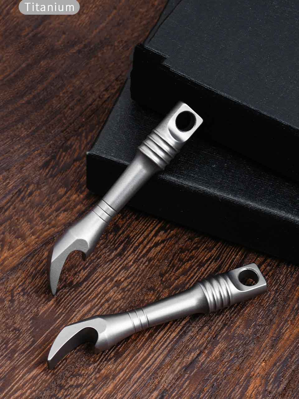 TC4 Titanyum Alaşımlı Kazayağı - Keychain Multi Tool incelemesi ve fiyatı