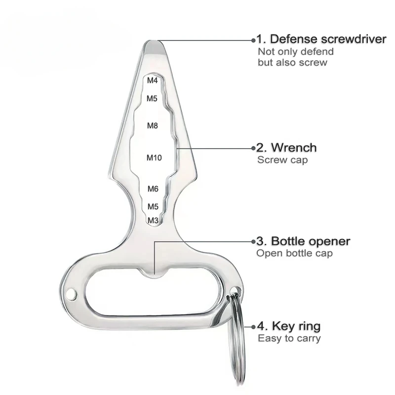 Açık Hava EDC Hayatta Kalma Ar - Keychain Multi Tool incelemesi ve fiyatı