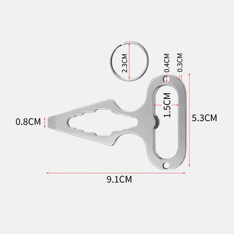 Açık Hava EDC Hayatta Kalma Ar - Keychain Multi Tool incelemesi ve fiyatı