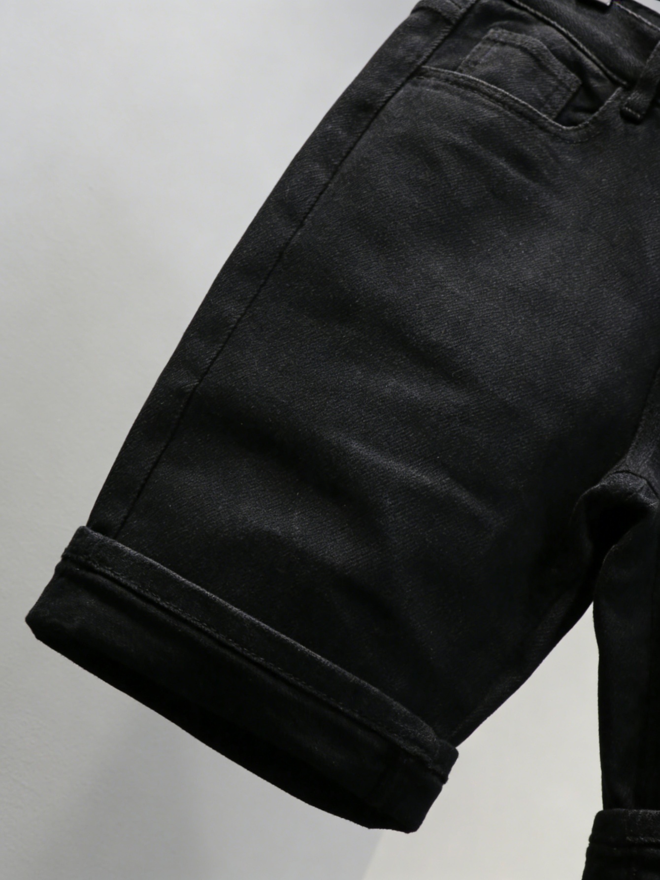 Düz Siyah Kot Şort Erkekler İç - Mens Accessories Style incelemesi ve fiyatı