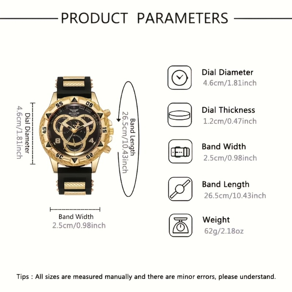 4 Parçalı Lüks Erkek Saat ve T - Men'S Minimalist Accessories incelemesi ve fiyatı