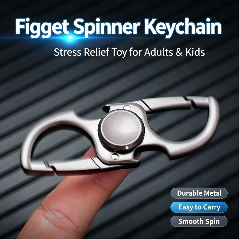 Metal Fidget Spinner Karabina  - Keychain Multi Tool incelemesi ve fiyatı