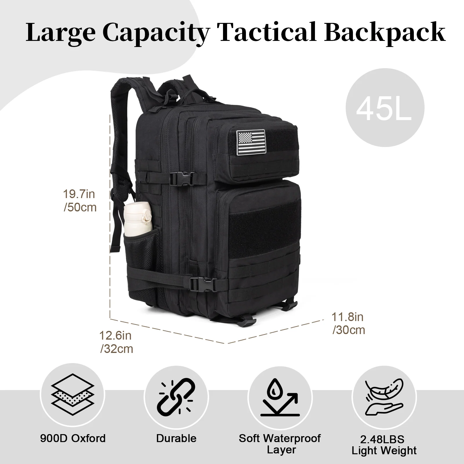 60L Ordu Askeri Taktik Sırt Ça - Men Accessories For Travel incelemesi ve fiyatı