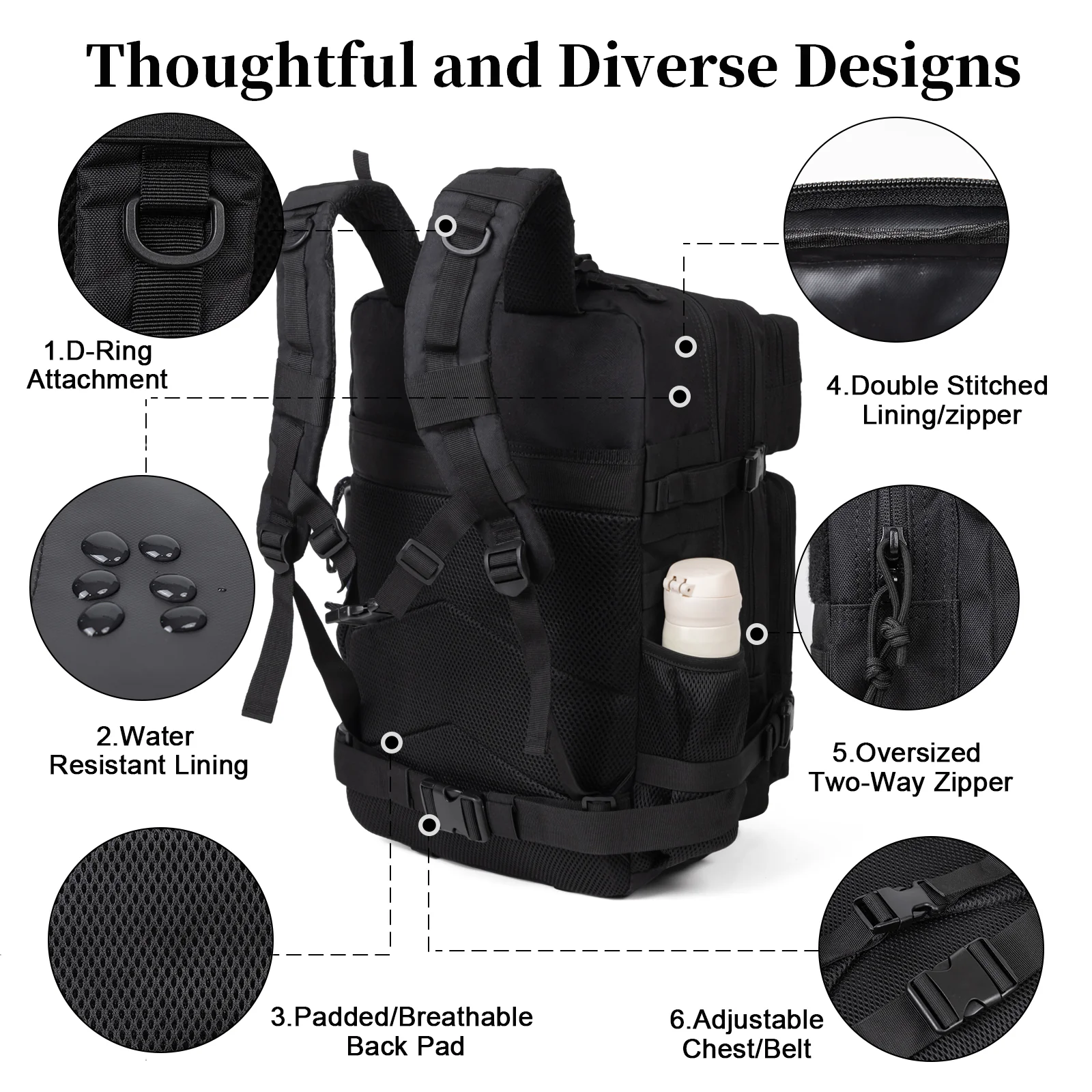 60L Ordu Askeri Taktik Sırt Ça - Men Accessories For Travel incelemesi ve fiyatı
