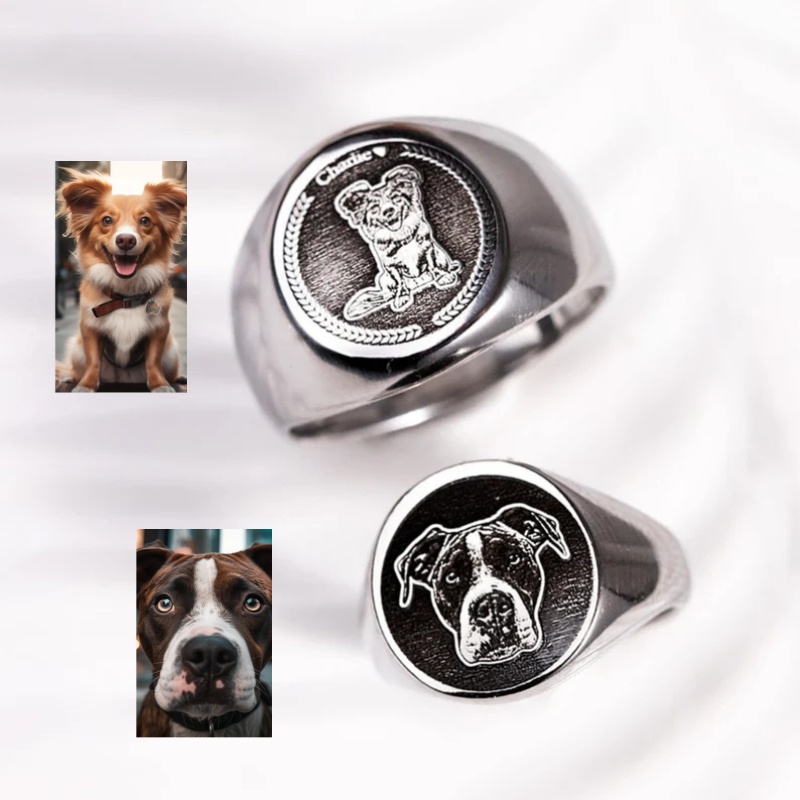 Özel Gravür Fotoğraf Signet Yü - Men Accessories Photos incelemesi ve fiyatı