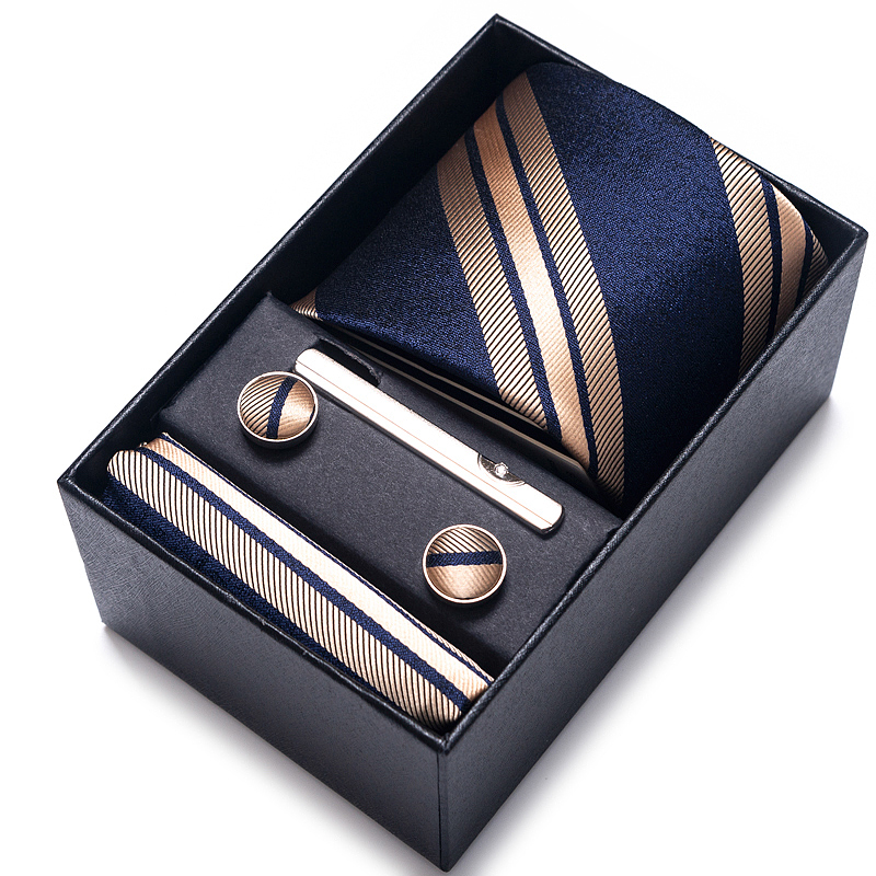 100% ipek marka kravat mendil  - Men'S Accessories Gift Set Branded incelemesi ve fiyatı