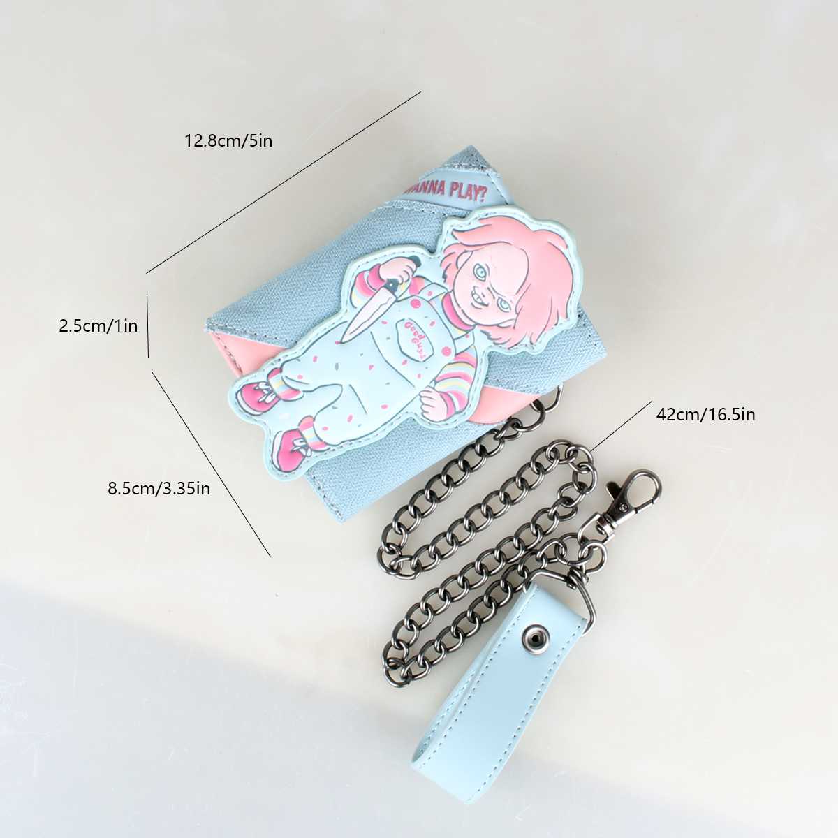 Şık Üç Katlı Zincirli Cüzdan E - Men Accessories Photos incelemesi ve fiyatı