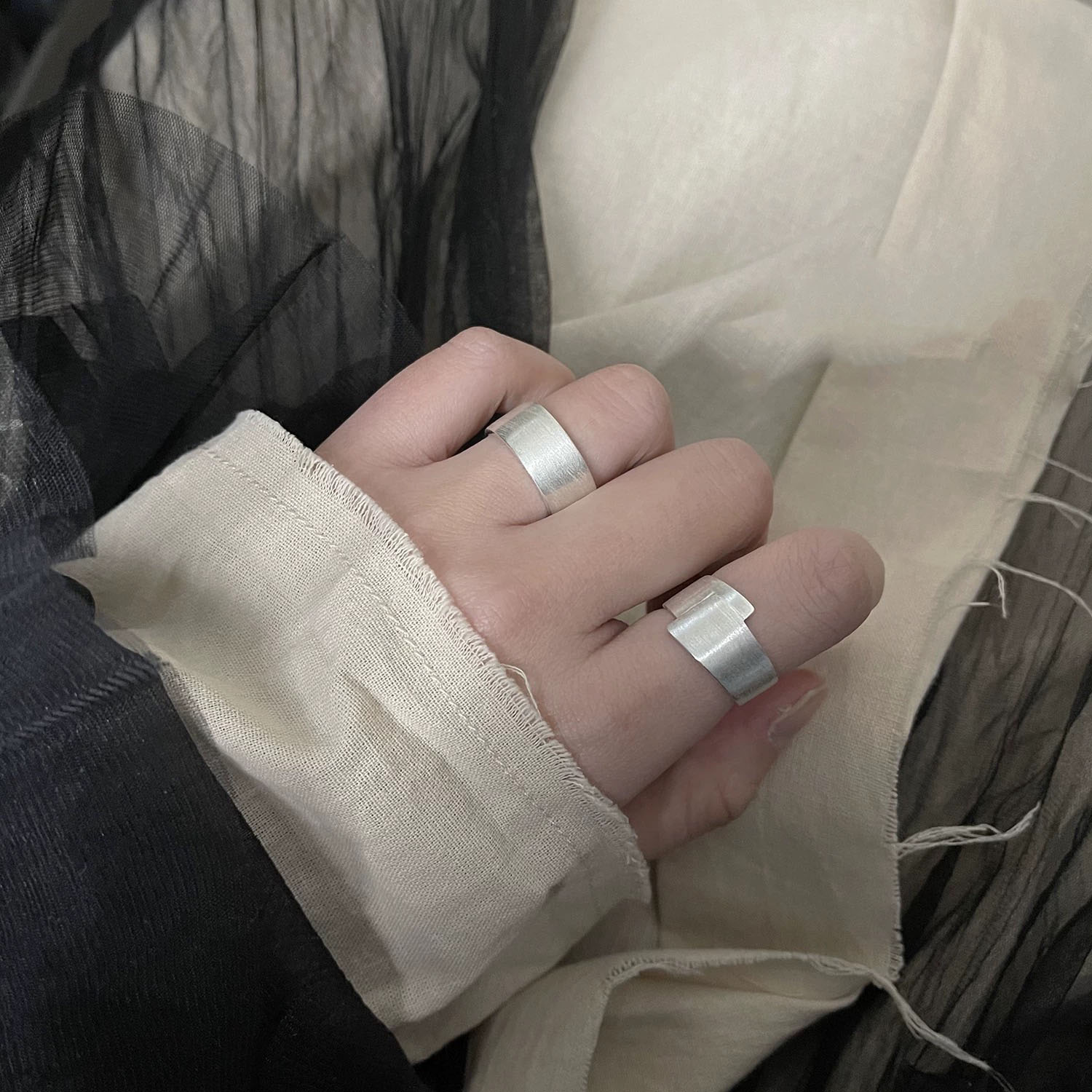 925 Ayar Gümüş Yüzük Kadın Erk - Men'S Minimalist Accessories incelemesi ve fiyatı
